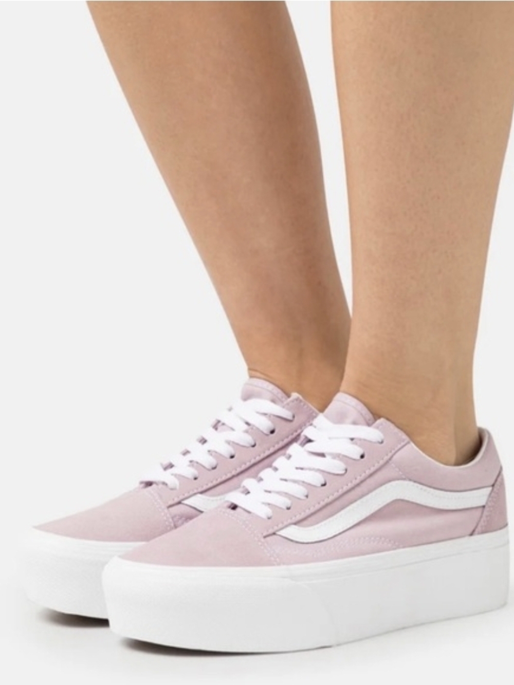 Women’s - VANS Old Skool Stackform Pink Suede NWT